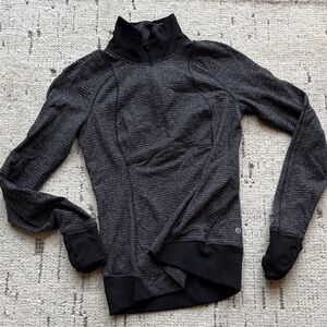 lululemon athletica Charcoal and Black Turtleneck Sweater